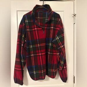 Nautica Red and Blue Plaid Fabric